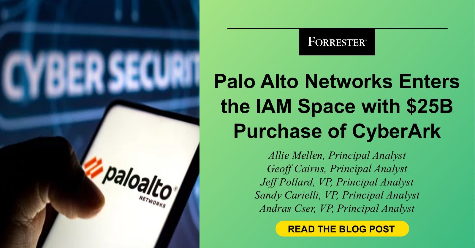 Palo Alto Networks Acquires CyberArk for $25 Billion, Targeting AI ...