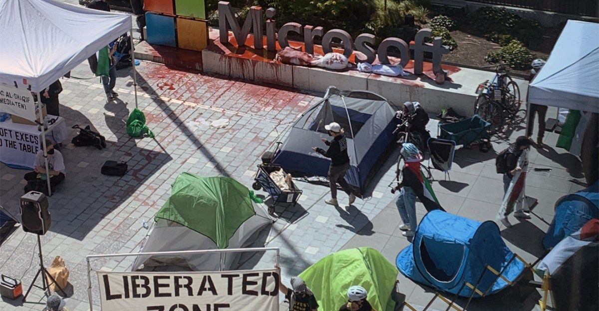 Microsoft Faces Protests and Launches Review Over Alleged Use of Azure