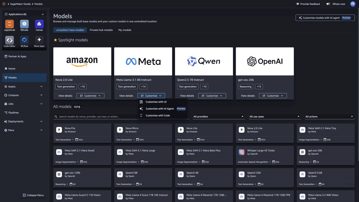 AWS Unveils AI Agents & Custom LLMs at re:Invent