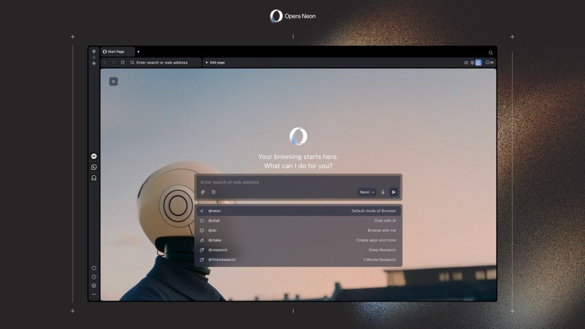 Opera Neon AI Browser Costs $20/Month Subscription