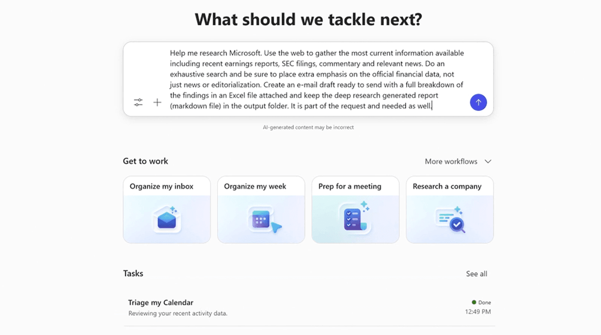 Microsoft Copilot Cowork AI Agent Now Available